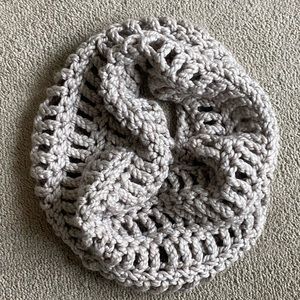 Handmade Crocheted Chunky Infinity Scarf